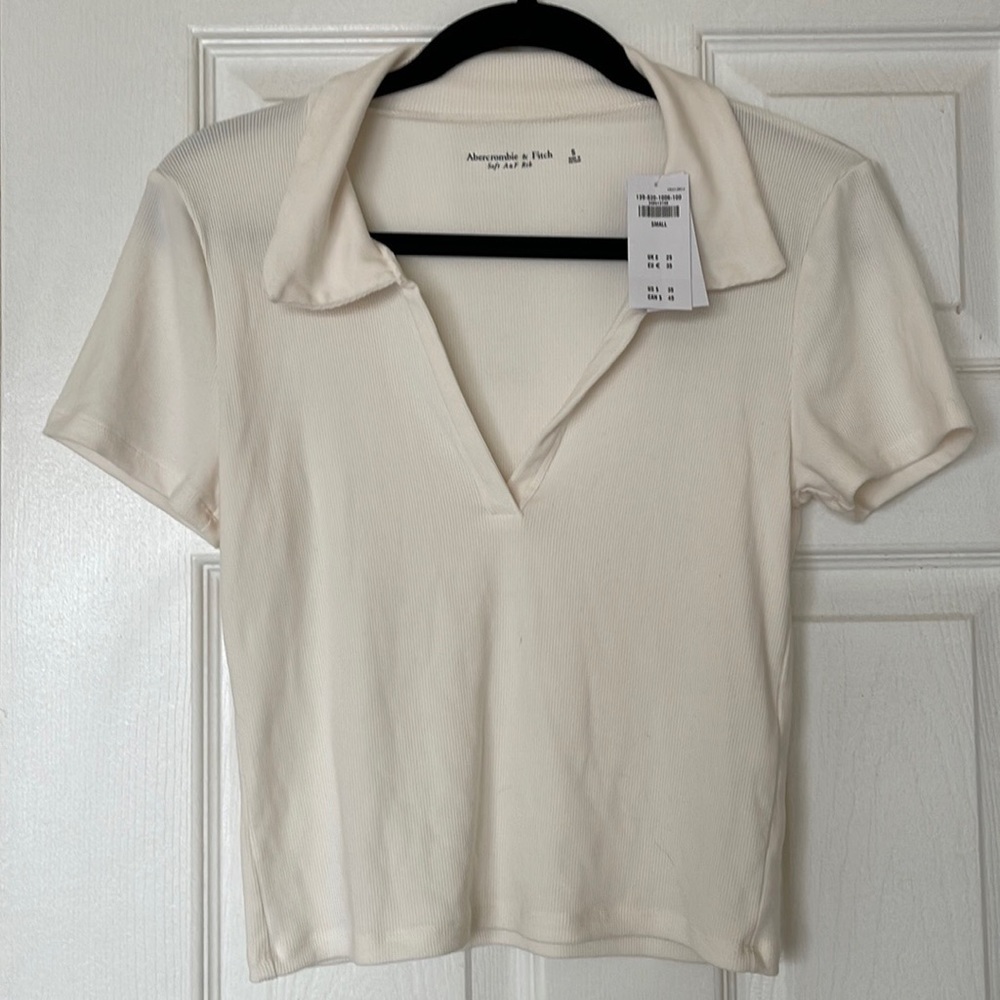 Abercrombie Short-Sleeve Ribbed Polo